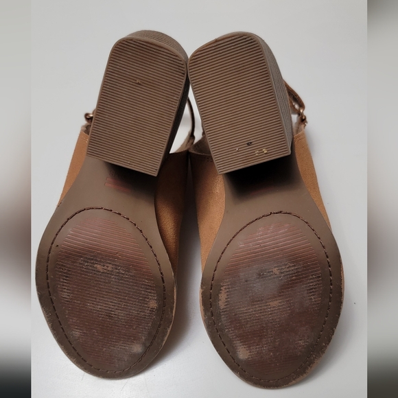 TOMS Women's Tan Peep-Toe Shoes - Picture 5 of 6